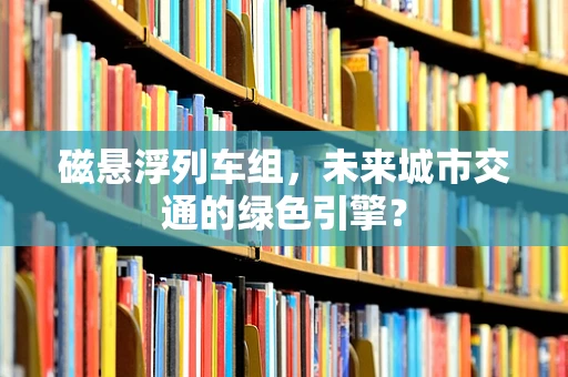 磁悬浮列车组，未来城市交通的绿色引擎？