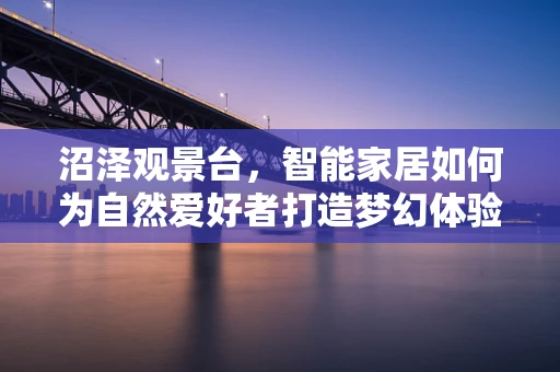 沼泽观景台，智能家居如何为自然爱好者打造梦幻体验？