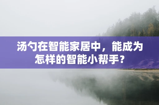 汤勺在智能家居中，能成为怎样的智能小帮手？