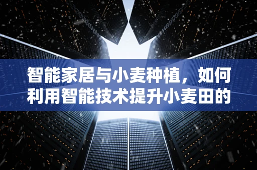 智能家居与小麦种植，如何利用智能技术提升小麦田的灌溉效率？