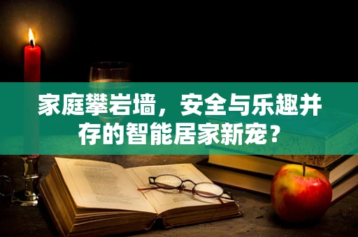 家庭攀岩墙，安全与乐趣并存的智能居家新宠？