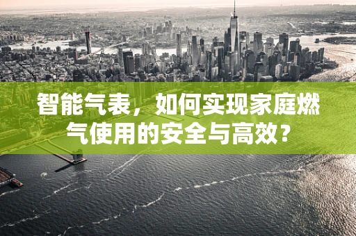 智能气表，如何实现家庭燃气使用的安全与高效？